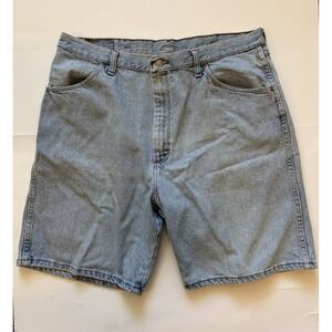 Brittania Jean Shorts Men's 38 Light Wash Vintage 90's Jorts Baggy Y2K Dad